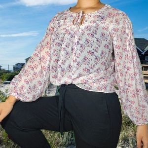 Gossip Girl x Romeo & Juliet Couture sheer peasant top